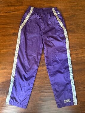 Starter Kansas State Purple Track Pant size medium